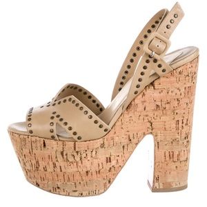 Christian Louboutin Cork Wedges